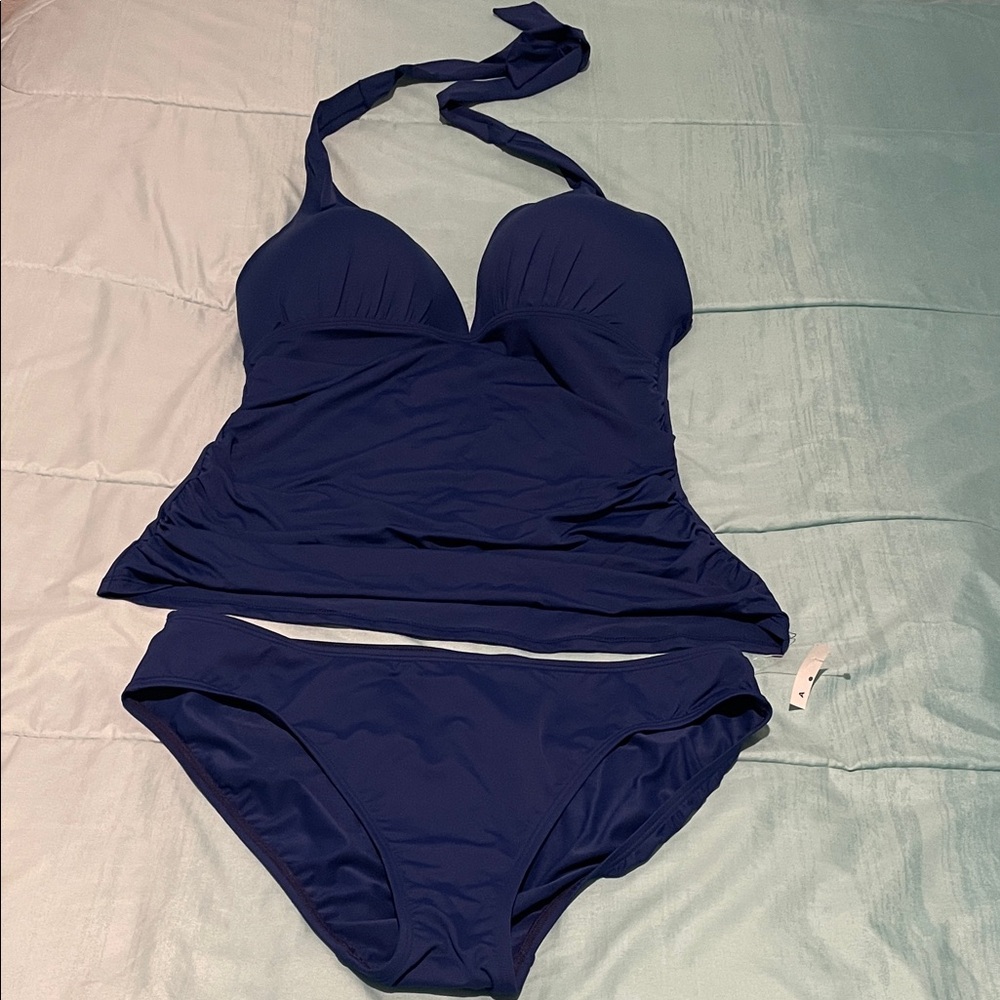 NWT! Ralph Lauren Halter Tankini 💙 Size 12
